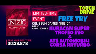 [Touchdrive]Asphalt9 | COLISEUM GAMES INIZIO | WITH HURACAN SUPER TROFEO EVO & ATS CORSA RRTUBO screenshot 1