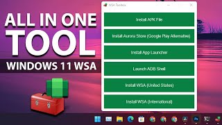 Windows 11 | WSA Toolbox for Windows Subsystem for Android screenshot 4