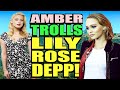 Amber Heard TROLLS Lily Rose Depp on Instagram!