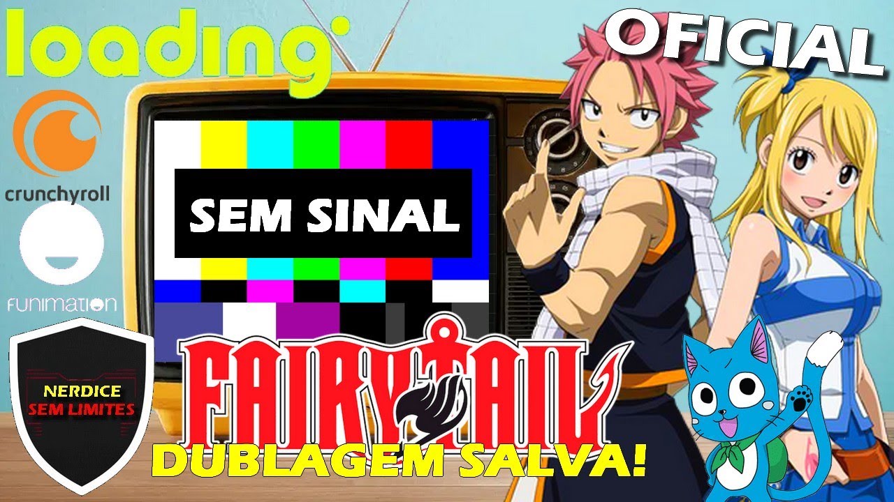 Fairy Tail dublado vai estrear no canal aberto da Loading - Blast