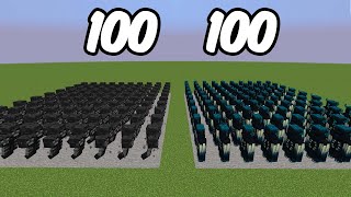 100 withers vs 100 wardens