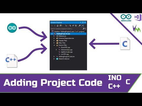 Adding C++ / C / INO Code to Arduino Project