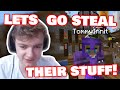 Techno And Tommy SNEAKS Into L'Manburg To Steal And Build Bunkers! DREAM SMP