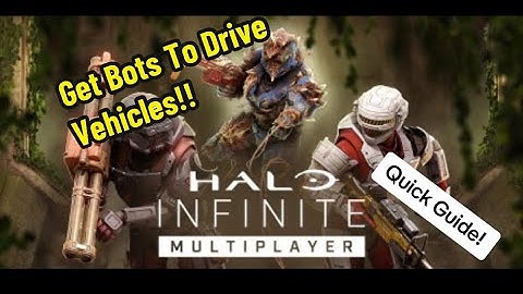Get Bots To Drive Vehicles!  Halo Infinite Forge!