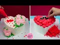 Amazing Heart Cake Decorations Compilation | So Beautiful Heart Cake Design