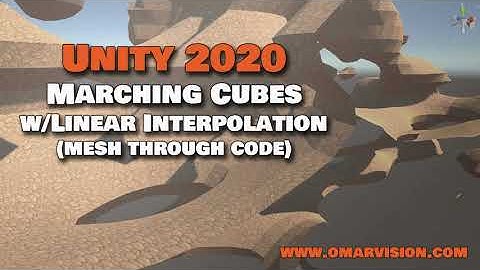 How to do Marching Cubes with Linear Interpolation (Unity 2020)