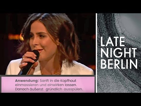 Lena singt das Shampoo-Etikett  | Late Night Berlin | ProSieben