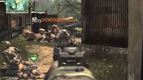 MW3: Amazing MP5 quad spray and recon drone quad tag!