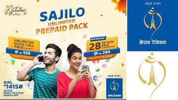 Nepal Telecom Sajilo Unlimited Prepared Data and Voice Pack Offers 2078