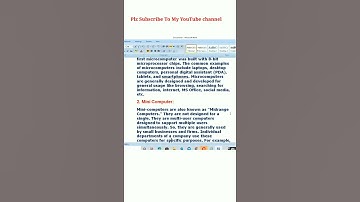 Part 2|| what is computer|| Types Of Computer|| #shorts|| #shortsvideo
