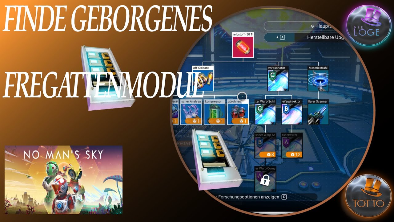 No Man's Sky Geborgenes Fregatten Modul No Man`s Sky | deutsch | Finde Geborgenes Fregattenmodule | Die Loge