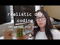 an extremely ordinary day - REALISTIC remote software dev day in the life EP1