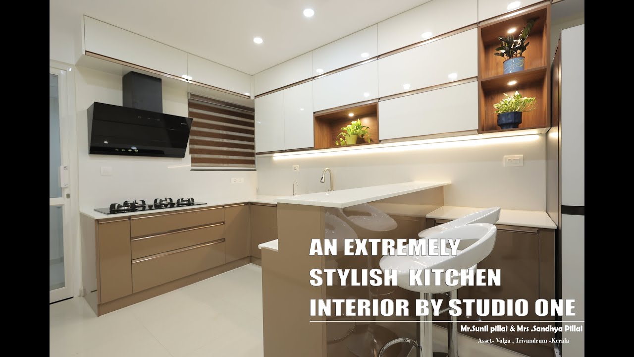 Customised Kitchen Interior Designers in Trivandrum for Homes | Studio ...