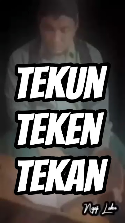 Tekun Teken Tekan #wongjowo #pituturjowo #pituturluhur