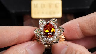 Enjoy the Full Process of How I Crafted the Live Lotus Ring @MDTCJewelry