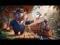Elephant Station Master vs Crazy Animals | Funny Train Adventure + Animal Songs | Kids Nursery