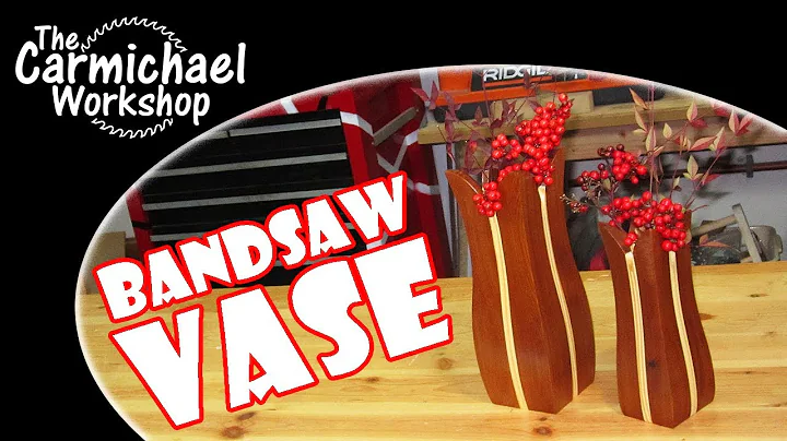 Bandsaw Vase - Woodworking Project for Artificial Flower Arrangements