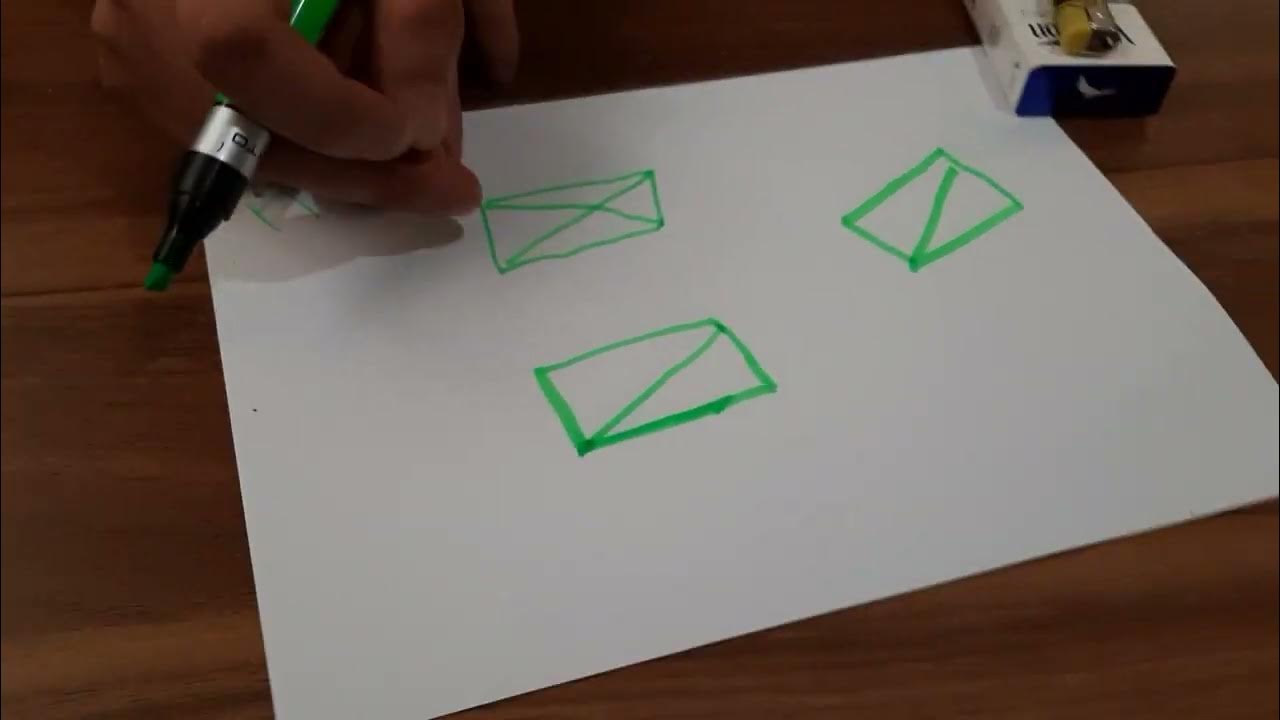 Draw a box with an X inside without picking up the pen.. My friend