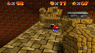 Super Mario 64: Part 62: Shifting Sand Land (Star 4: Stand Tall on the Four Pillars)