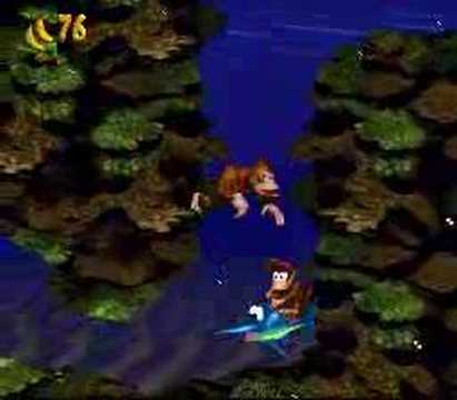 SNES Donkey Kong Country - Coral Capers