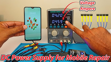 How to use DC Digital Power Supply in mobile phone repairing to trace fault Tutorial4