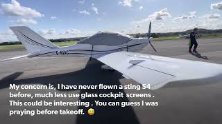 I purchased a new plane, a TL Sting Carbon S4 and flew it home.