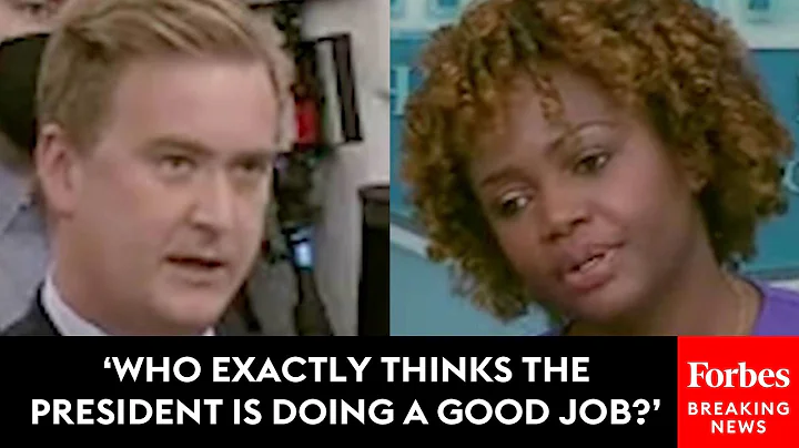 Who Exactly Thinks The President Is Doing A Good Job?: Peter Doocy Grills Karine Jean-Pierre