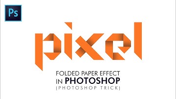 Folded Paper Text Effect | 3D Text | Secret of Origami Font