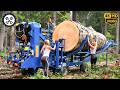 Extreme Dangerous Monster Stump Removal Excavator | Amazing Fastest Wood Chipper Machines #21