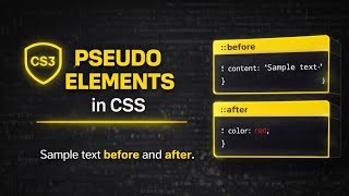 CSS Pseudo Elements Full Tutorial for Beginners|| Lesson 14 || CSS|| ( From Basics to Advanced )