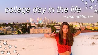 college day in my life vlog!....a busy thursday at USC :)