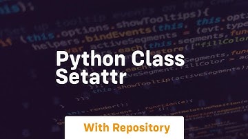 python class setattr