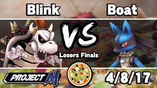 Pizza Man April 2017: LF Boat (Lucario) vs Blink (Bowser)