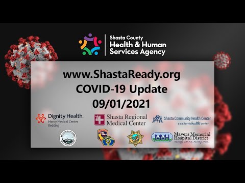 Shasta County COVID-19 Update - 9/1/2021