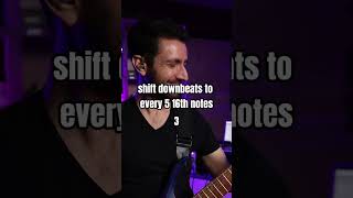 Best Metric Modulation ๐
I love metric modulations and this is one of my favorites! ๐งฎ
If you take a phrase in 5/4 and shift your downbeats to every 5 16th notes instead of every 4, you will automatically get a super groovy quintuplet feel groove in 5/4. Its always funky and surprising ๐๐ Best Metric Modulation ๐