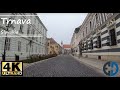 TRNAVA  city , Slovakia | Driving in car POV | 4K video