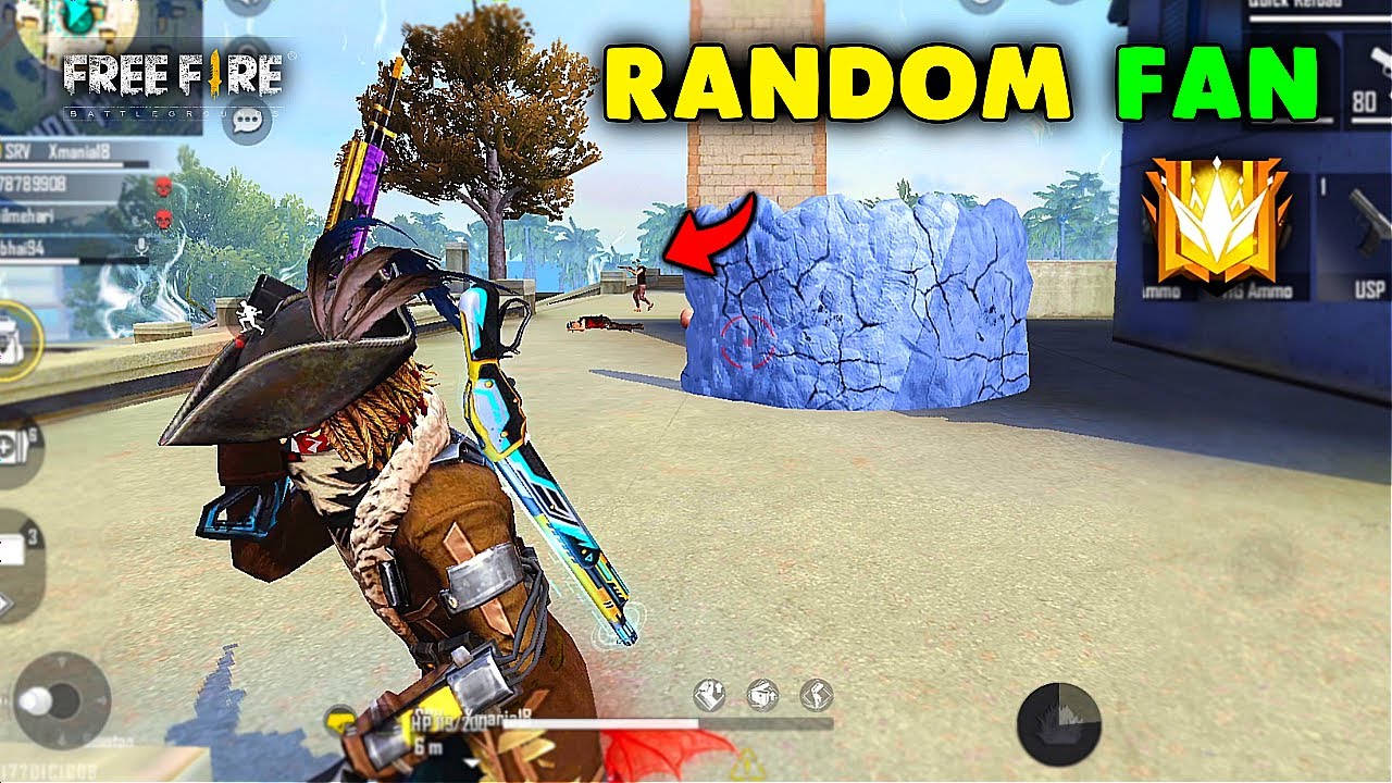 Clash Squad Gameplay with Random Fan Must Watch - Garena Free Fire 