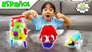 Cómo hacer un ROBOT casero reciclado para niños by Ryan's World Español 223,292 views 2 months ago 15 minutes