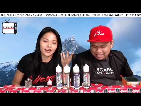 VAPE NEWS UPDATE with Rynn Hannah and Wak Sukak at Cirgaro Vapestore