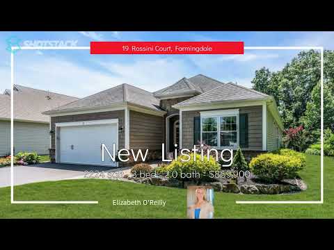 19 ROSSINI COURT, Farmingdale, NJ home video tour