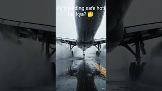 Kerala Rain Landing 🌧️✈️ Smooth Touchdown 🇮🇳#kerala #rain #landing #plane #india#aviation #ytshorts