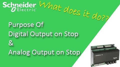 SCADAPack - Effects of AO and DO on Stop Hold/Off/Zero