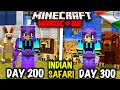 I Survived 300 Days In Indian Safari | Minecraft Hardcore