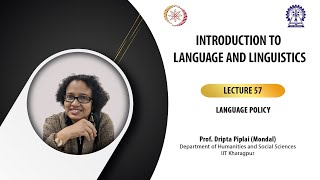 Lecture 57 : Language Policy