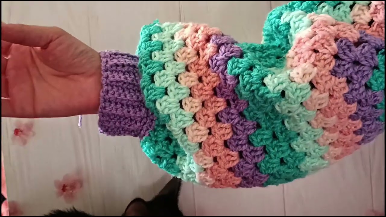 Cardigan hexagonal 3ra parte y final