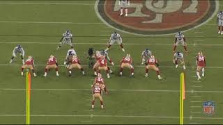 49ers lead zone toss vs Giants 2018