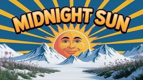 A Close Look at the Arctic Circle! 24 Hours of Daylight