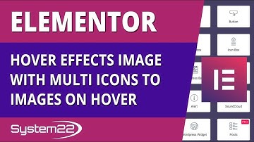 Elementor Hover Effects Image With Multi Icons To Images On Hover 👍