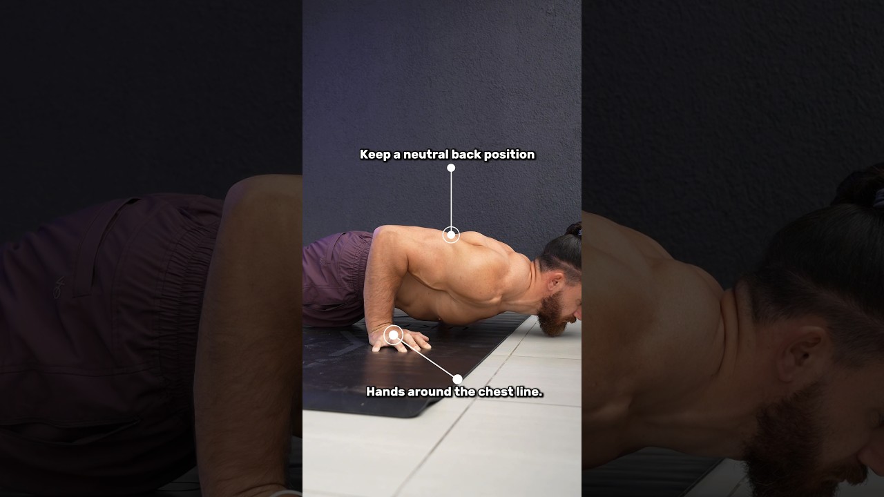 Do this Push Up to learn PLANCHE