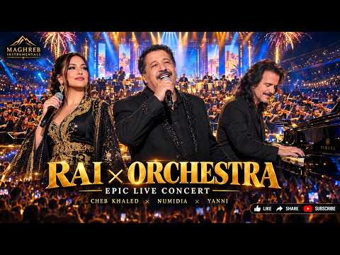 Cheb Khaled – Shab El Baroud |Epic World Concert 2026|Yanni-Style Orchestra |Maghreb Instrumentals